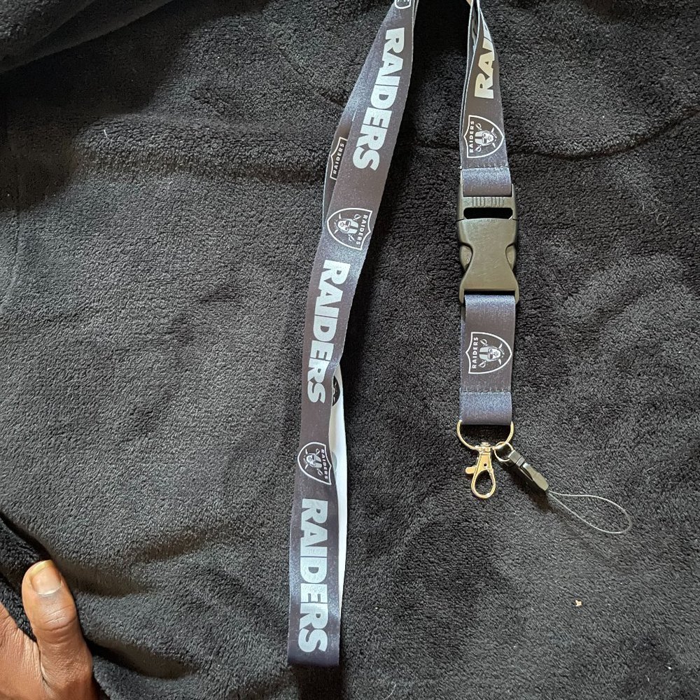 Las Vegas Raiders Reversible Lanyard